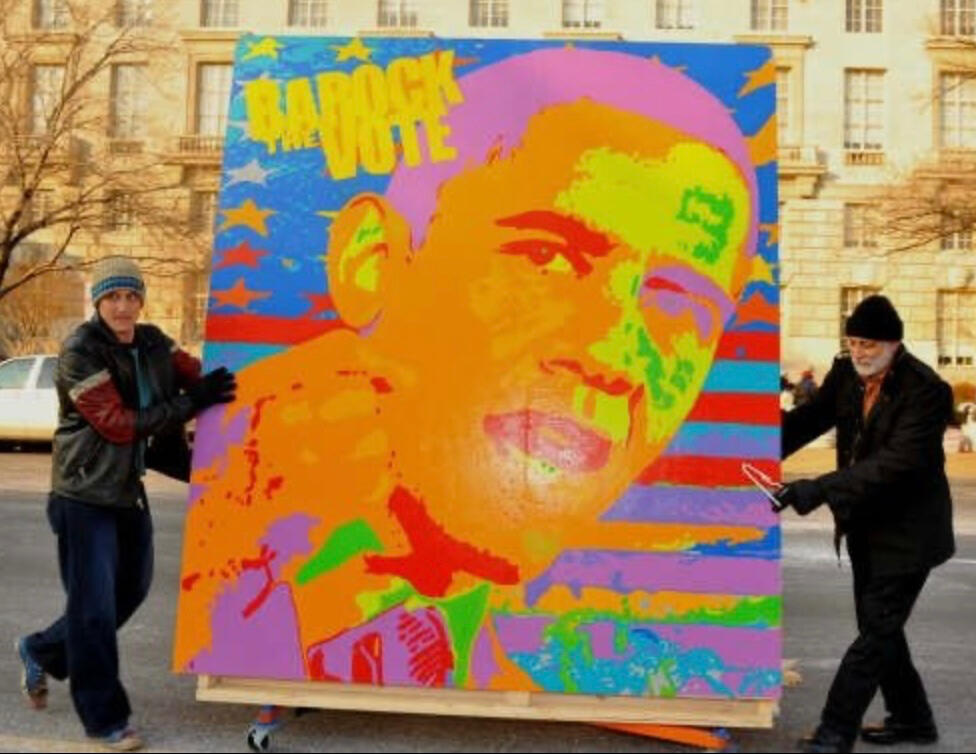 Barock the Vote Barock the Vote being moved on Constitution Avenue in Washington, D.C., during transfer between Smithsonian-related event settings